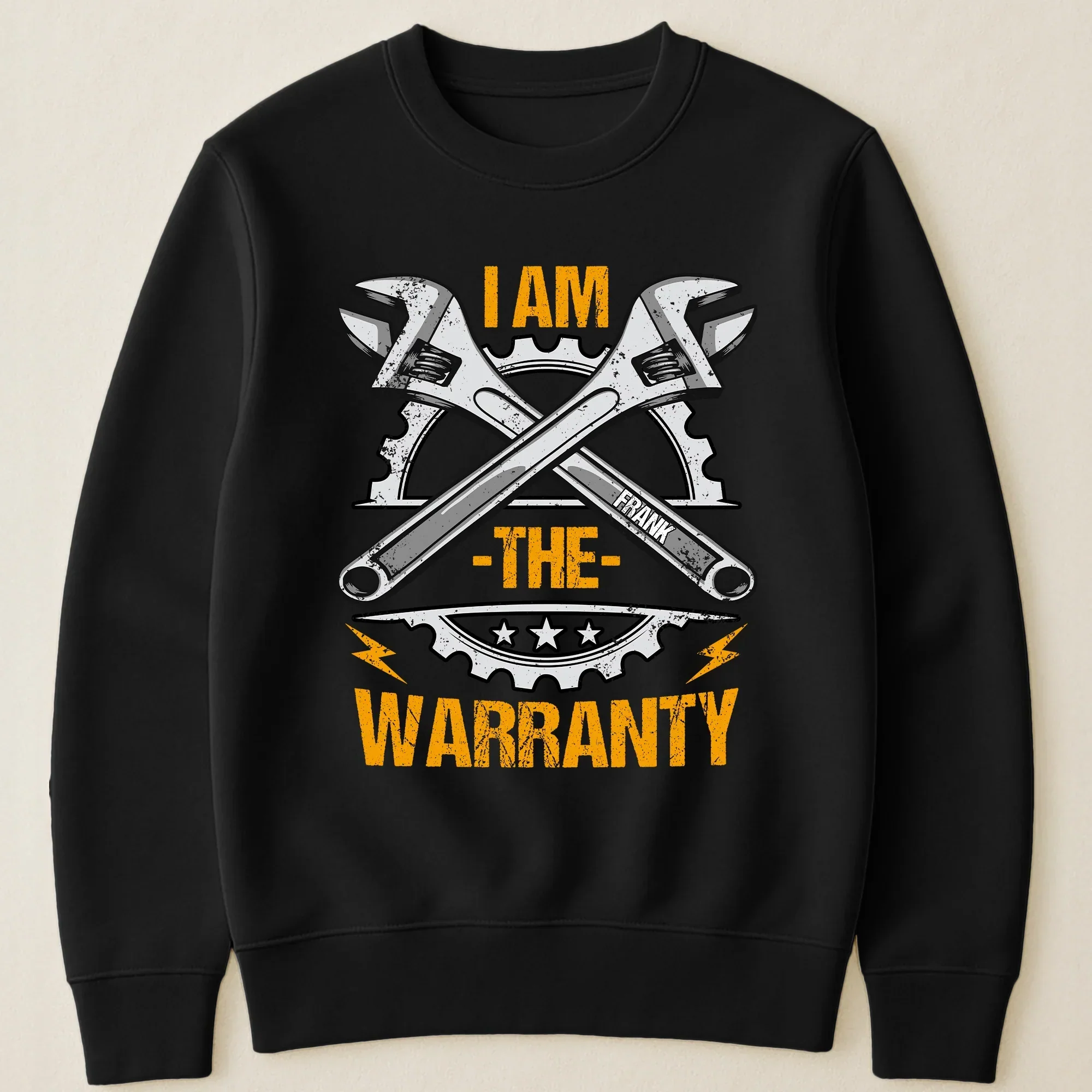Personalized Classic Tee, I Am The Warranty Wrench Graphic, Unique Gift For Dad & Grandpa - Image 5