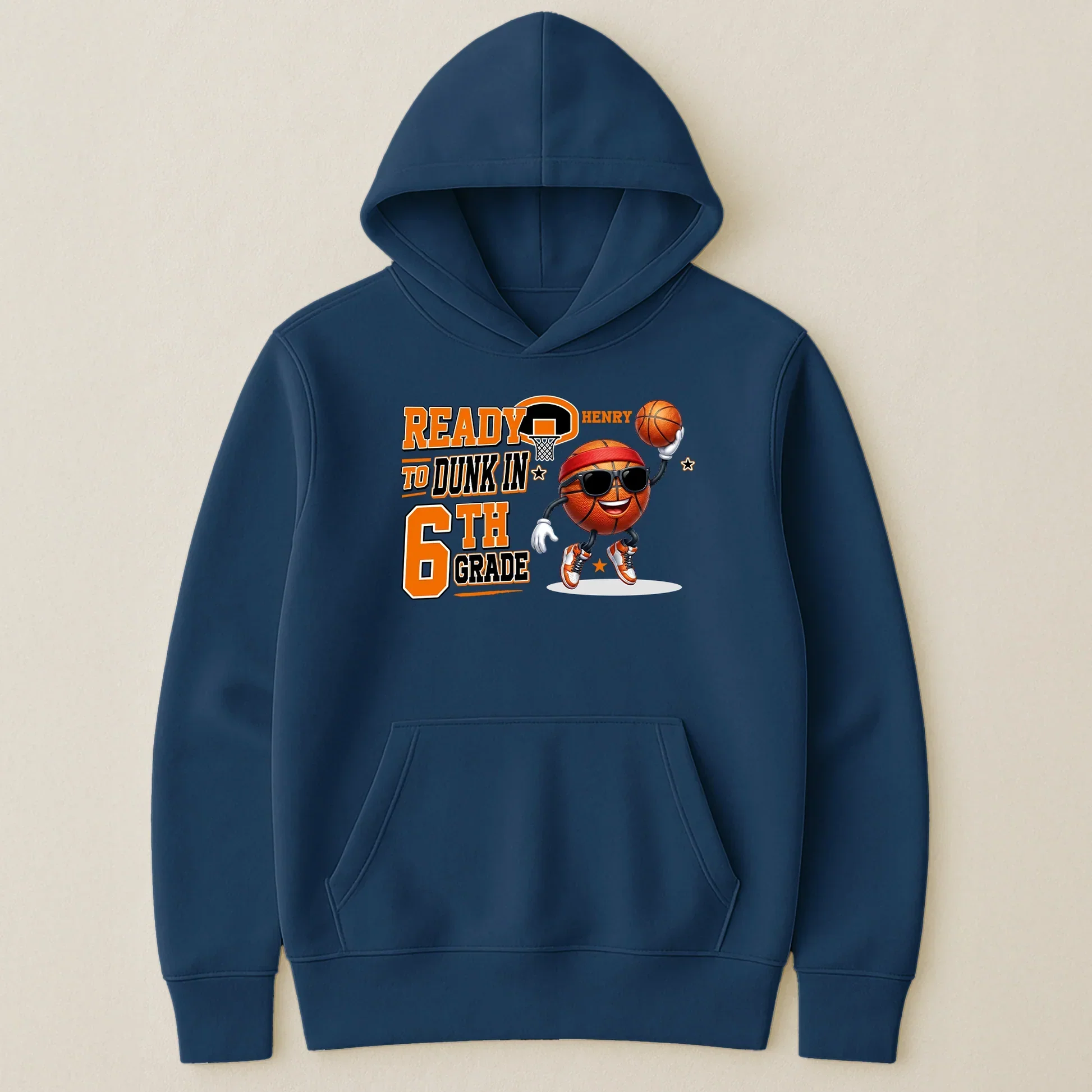 Personalized Youth Tee, Basketball Game On Design for Back to School, Unique Gift for Kids - Image 7