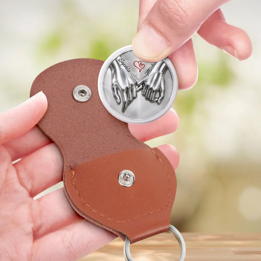 Personalized Pocket Hug With Pinky Promise Art, Unique Romantic Gift For Partner, Everyday Love Keepsake - Image 3