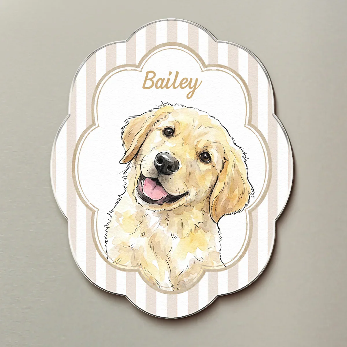 Colorful Acrylic Fridge Magnet for Dog & Cat Lovers, Creative Kitchen Gift with Custom Pet Art - Image 5