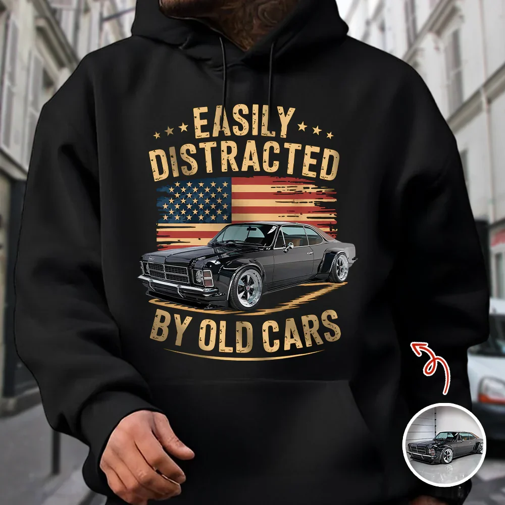 Personalized Classic Tee With Old Cars Graphic, Vintage Auto Humor Unique Gift for Car Guy - Image 8