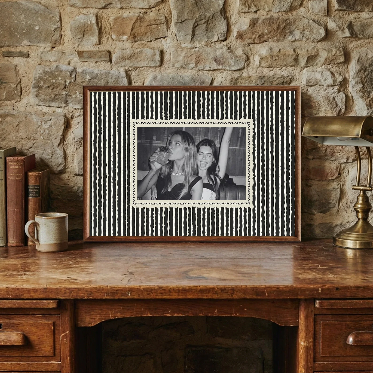 Personalized Wooden Photo Frame, To The Moon And Back Beach Keepsake, Unique Gift For Sister Or Friend - Image 3