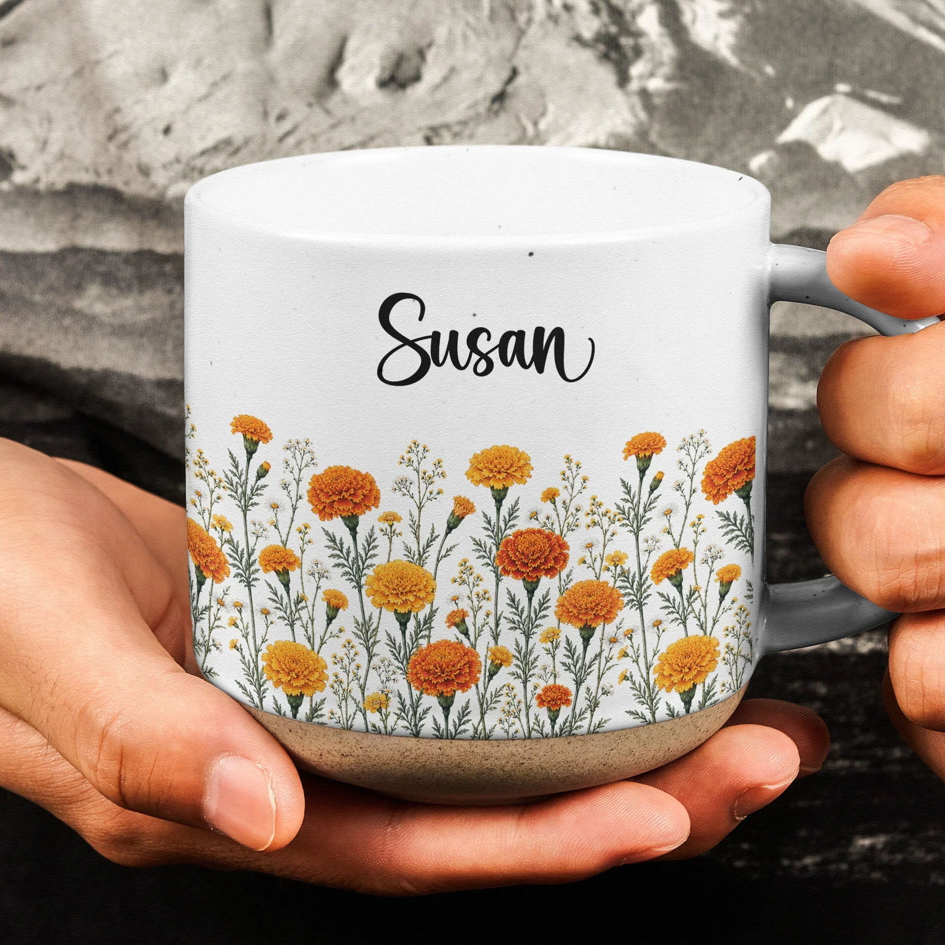 Custom Floral Acrylic Ornament, Personalized Garden Style Design, Unique Gift For Her - Image 3