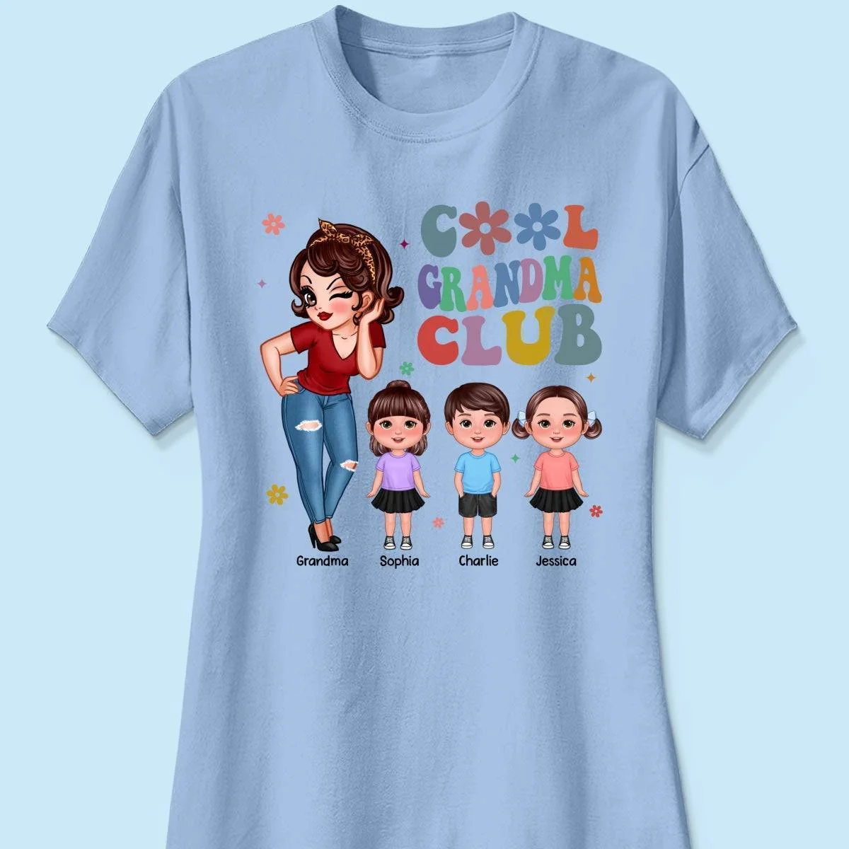 Exclusive 'Cool Grandma Club' Tee - Custom Chic Gift for the Trendsetting Grandma - Image 12