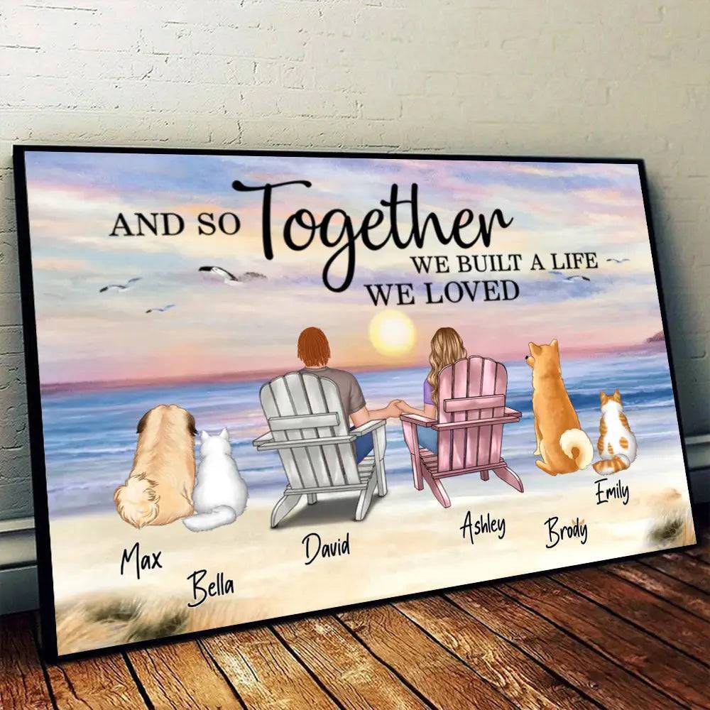 Forever United - Our Love & Pets Family Poster or Canvas - Image 2