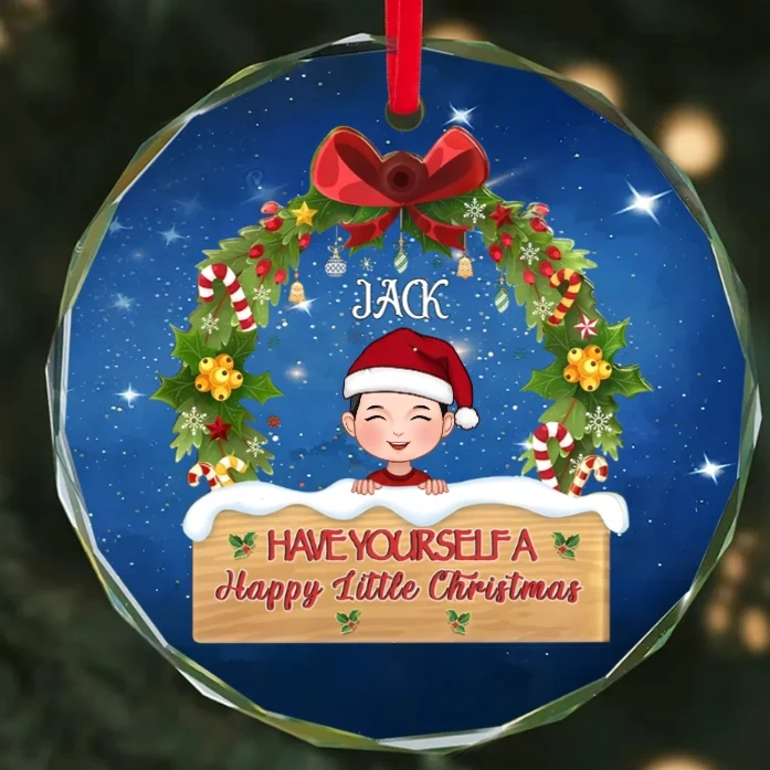 Have Yourself a Merry Christmas Personalized Ornament, Keychain, Plaque, Pillow, Sign - Custom Holiday Gift - Image 2
