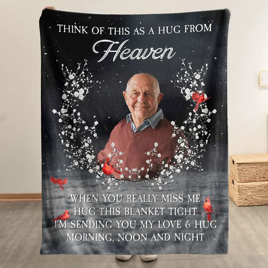 Personalized Memorial Blanket, Plaque, Keychain, Ornament, Sign – Custom Gift to Remember Loved Ones