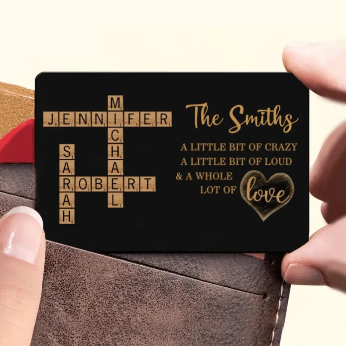 Personalized Family Name Scrabble Poster or Keychain - Unique Gift for Family Love & Memories - Image 4