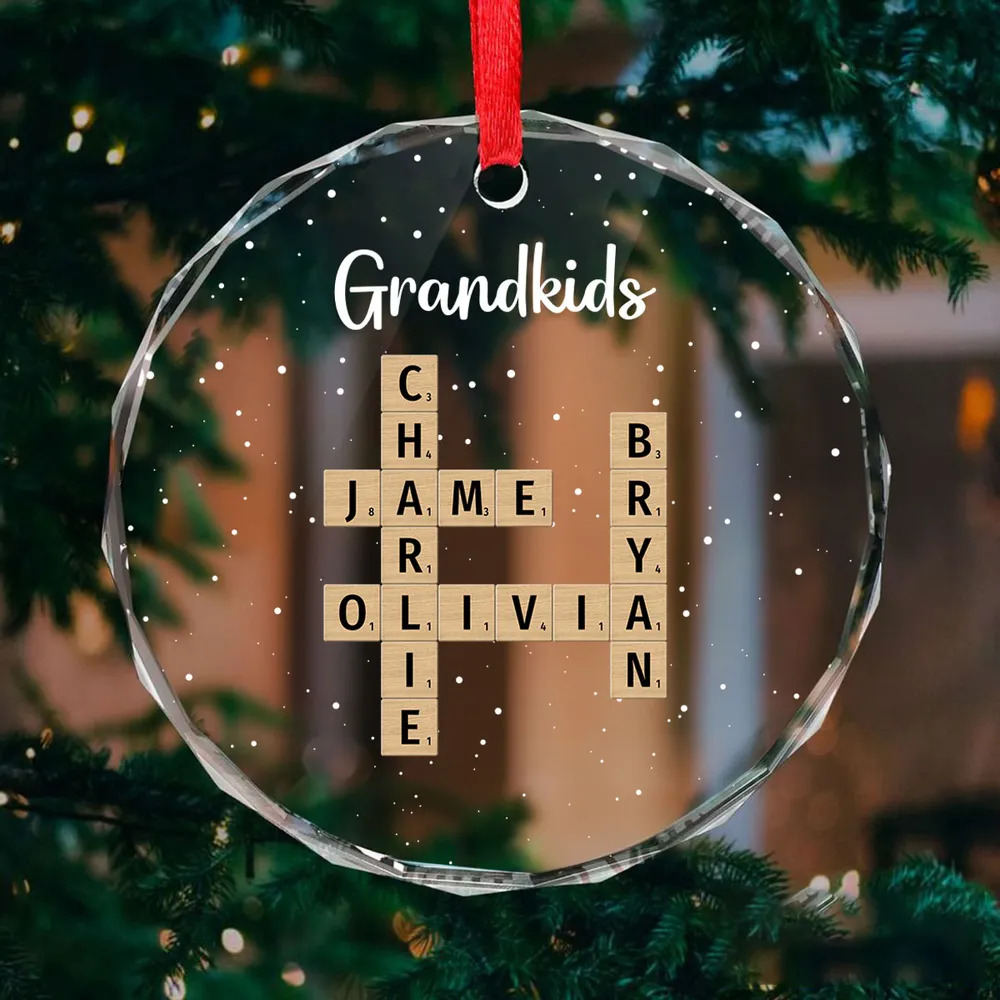 Personalized Grandkids Pillow - Custom Name Cross Plaque - Perfect Gift for Grandparents, Holiday Decor Keepsake - Image 7