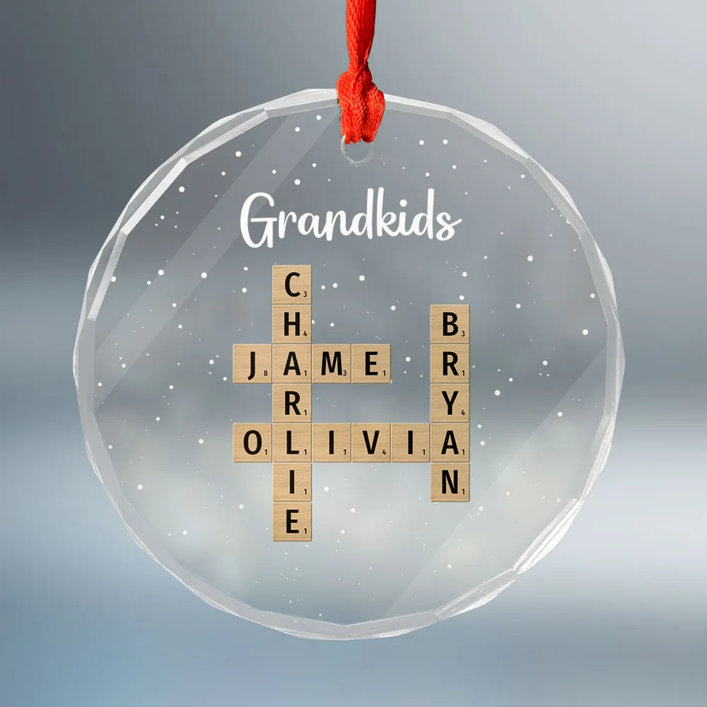 Personalized Grandkids Pillow - Custom Name Cross Plaque - Perfect Gift for Grandparents, Holiday Decor Keepsake - Image 8