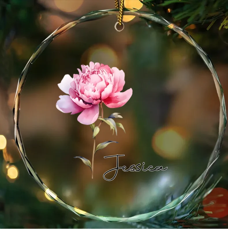 Personalized Floral Whiskey Glass, Custom Daisy Design with Name - Perfect Gift for Her - Image 7