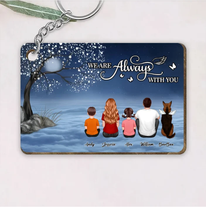 Butterfly I Am Always With You Memorial Personalized Keychain or Poster or Ornament or Plaque - Image 3