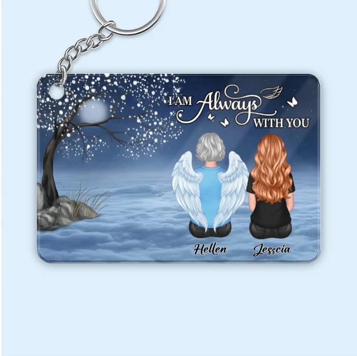 Butterfly I Am Always With You Memorial Personalized Poster or Keychain or Ornament or Plaque - Image 5