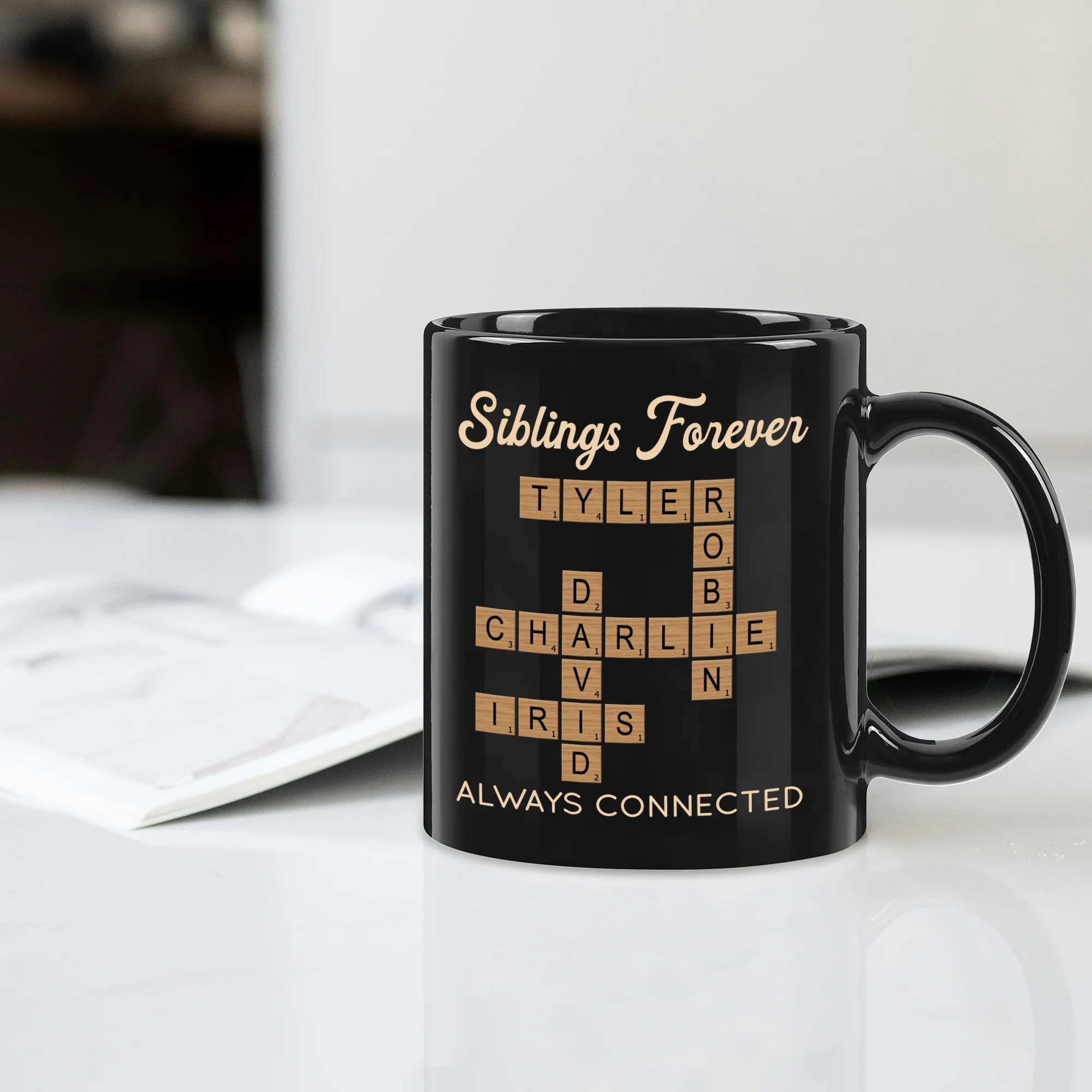 Personalized Mug for Your Awesome Sibling! Full of Affection, a Perfect Gift Choice - Image 2