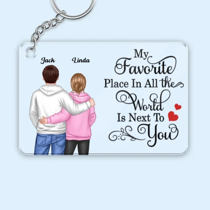 Personalized Couple Cup - "My Favorite Place in the World Is Next to You," A Perfect Gift for Any Occasion! - Image 5