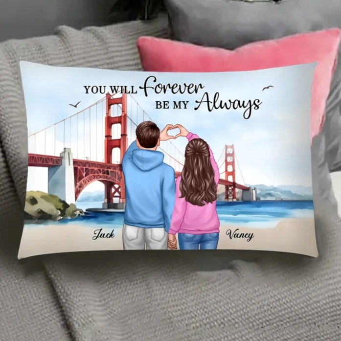 Custom Couple Poster - A Timeless Love Story with Scenic Bridge Backdrop - Image 10