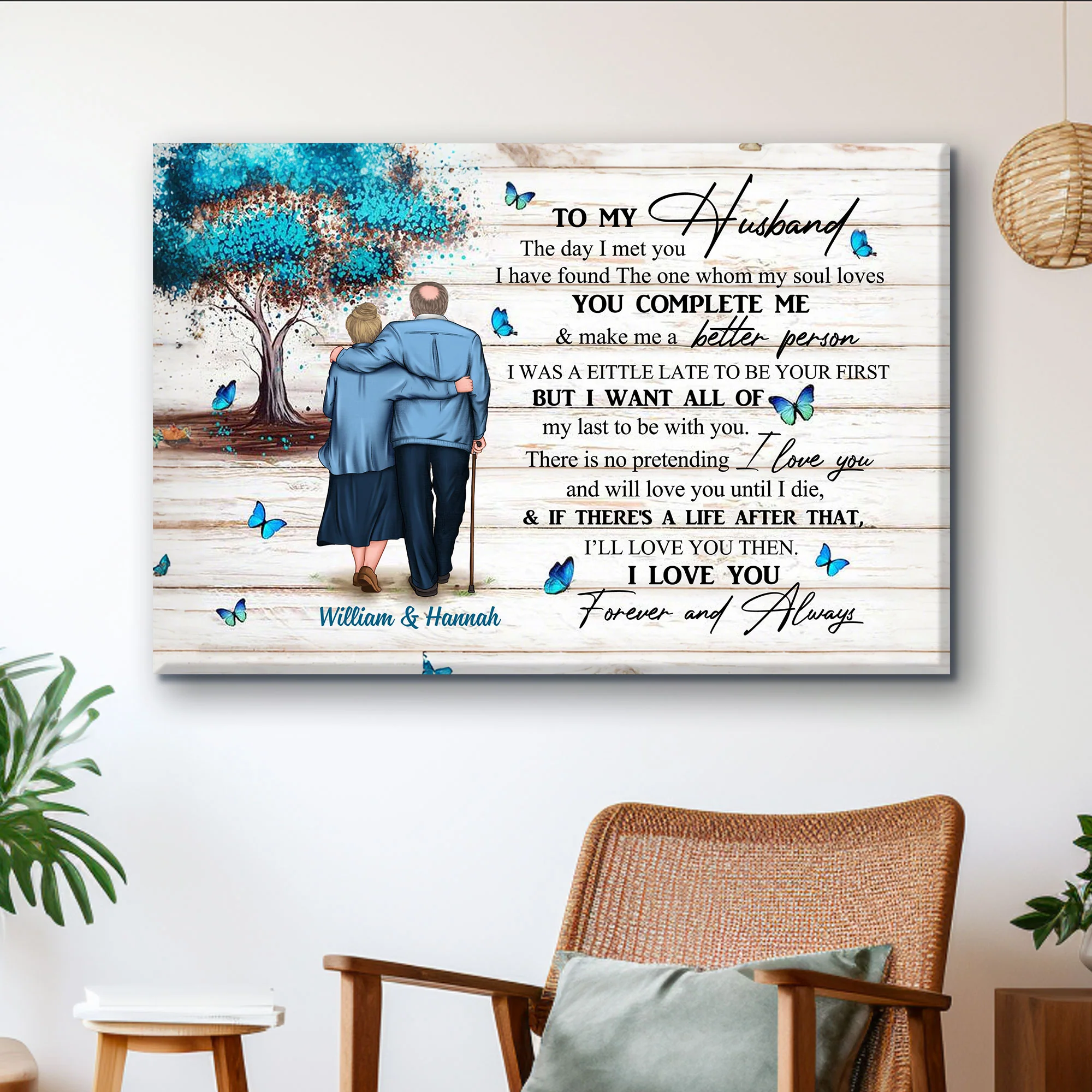 Exclusive Husband & Wife Keepsake Poster - Cherishing Moments of Love - Image 2