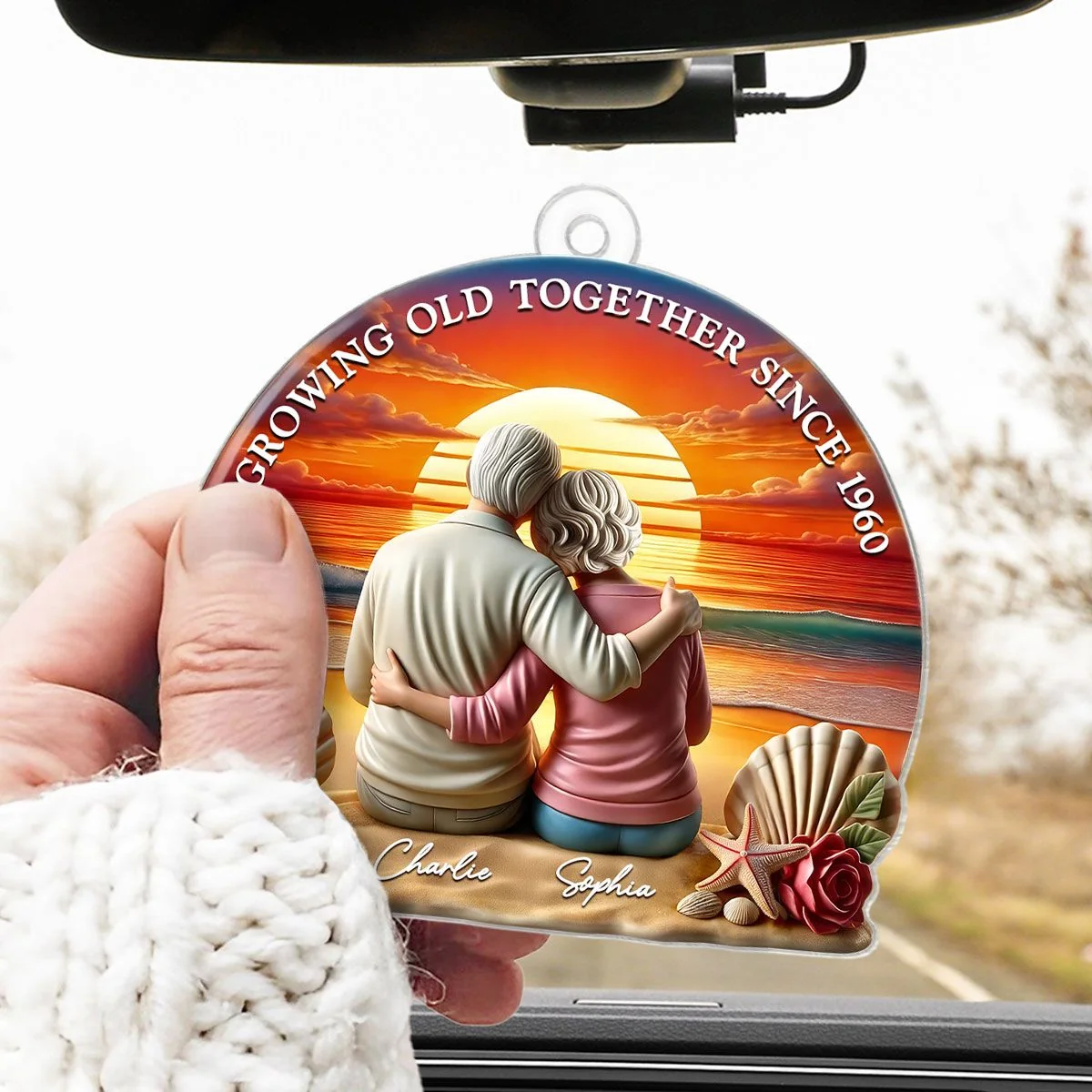 Custom Ornament for Senior Couples - A Heartwarming Gift of Love - Image 9