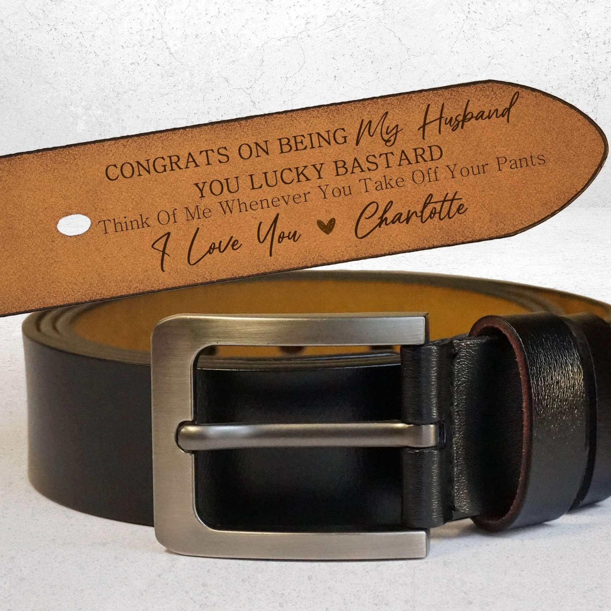 ''Congrats on Being My Husband''——Romantic Anniversary Gift for Husband with Personalized Message - Image 5