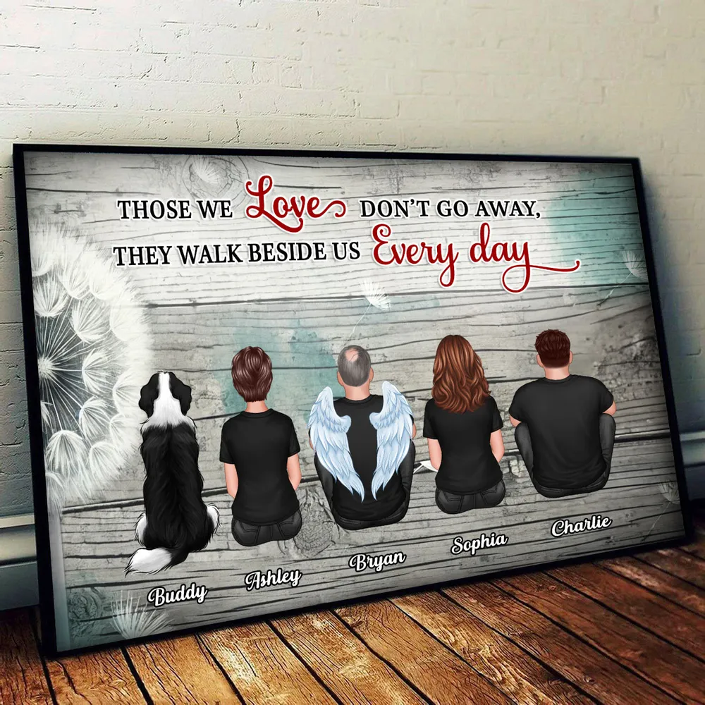 Family & Love Personalized Decor – Memorial Artwork Perfect for Valentine’s Day or Family Celebrations in Poster, Pillow, Wallet Card, and Cup Forms - Image 3