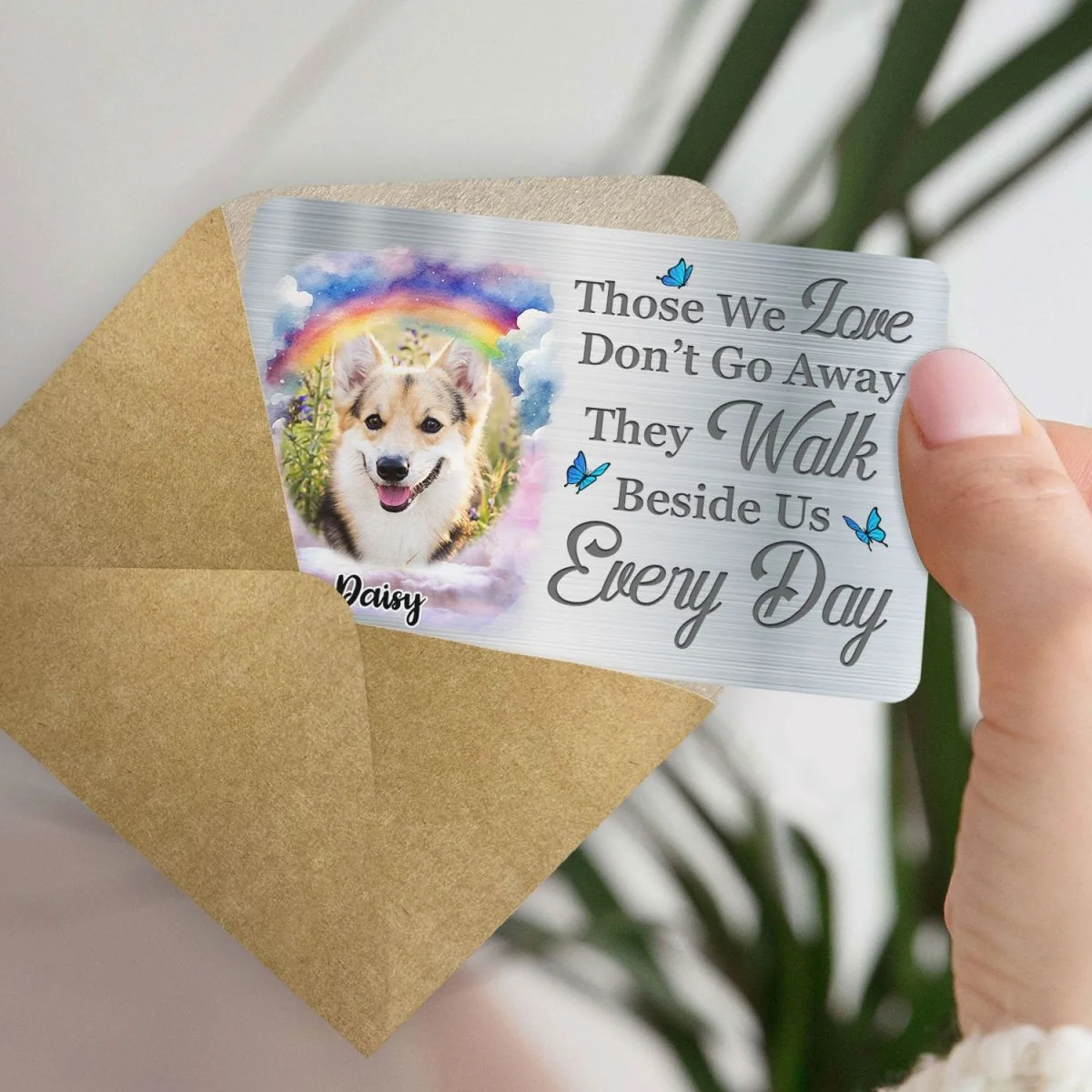Pet Memorial Metal Wallet Card – Personalized Design to Cherish Eternal Love for Pets - Image 8