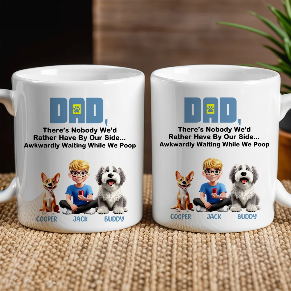 Personalized White Ceramic Mug - Custom Gift Cup - Image 2