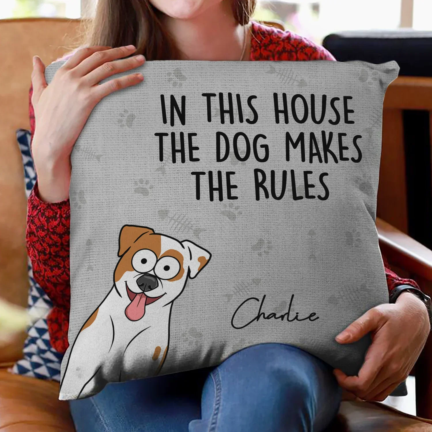 Custom Pillow with Cute Pets - Custom Square Pillow for Pets Lovers with Personalized Pet Design - Image 8