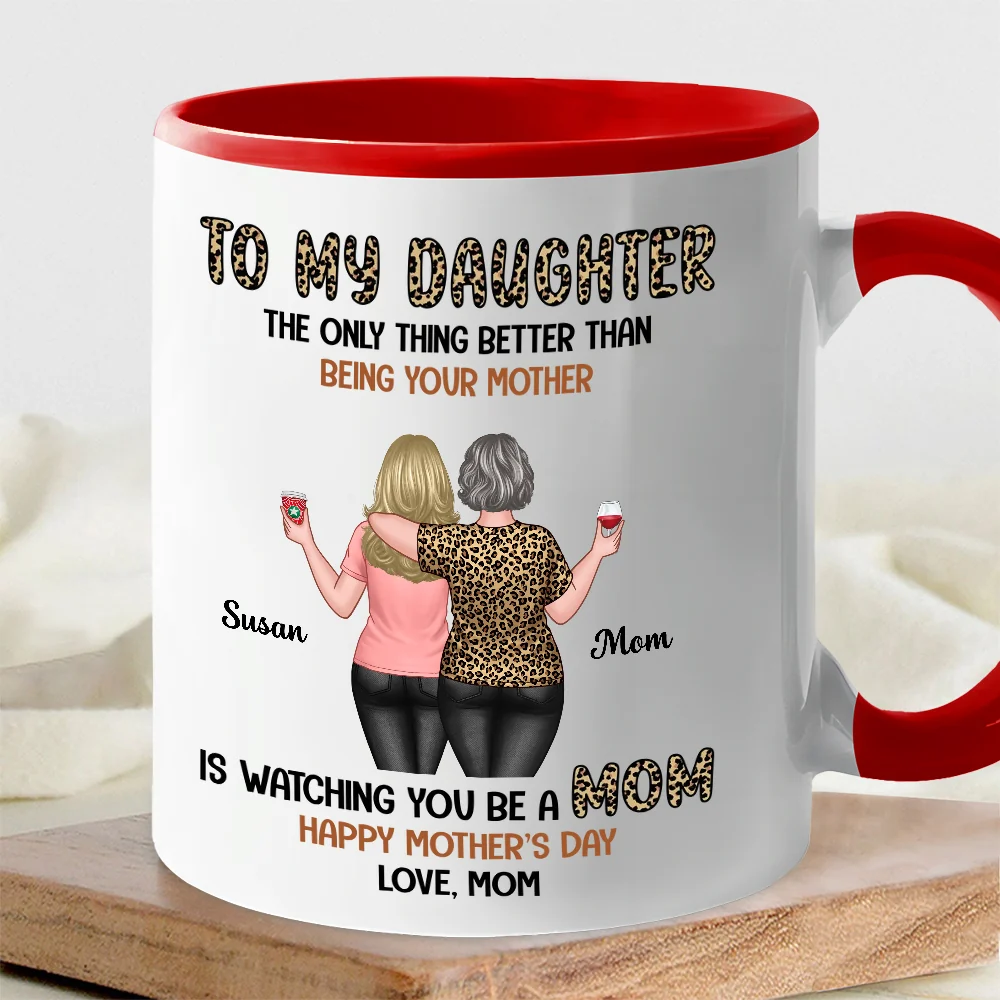 Special Mother's Day Gift for Daughter - A Unique Mug to Celebrate Becoming a Mom - Image 3