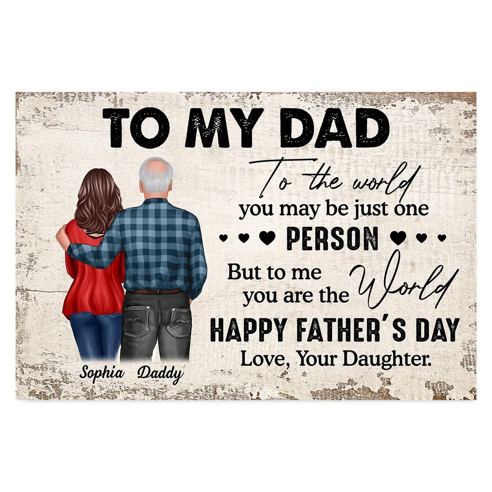 Personalized Gift Poster or Canvas - Father's Day Surprise - Image 9