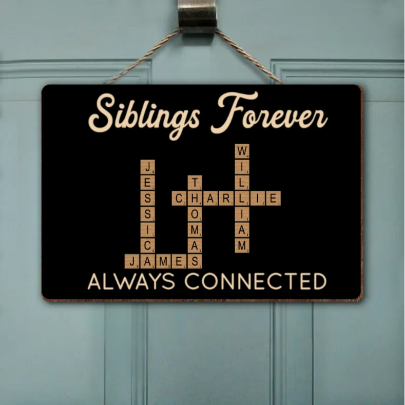 Spell Out the Love! Siblings Forever Crossword Mug – Perfect Gift for Brothers and Sisters on Any Occasion - Image 6