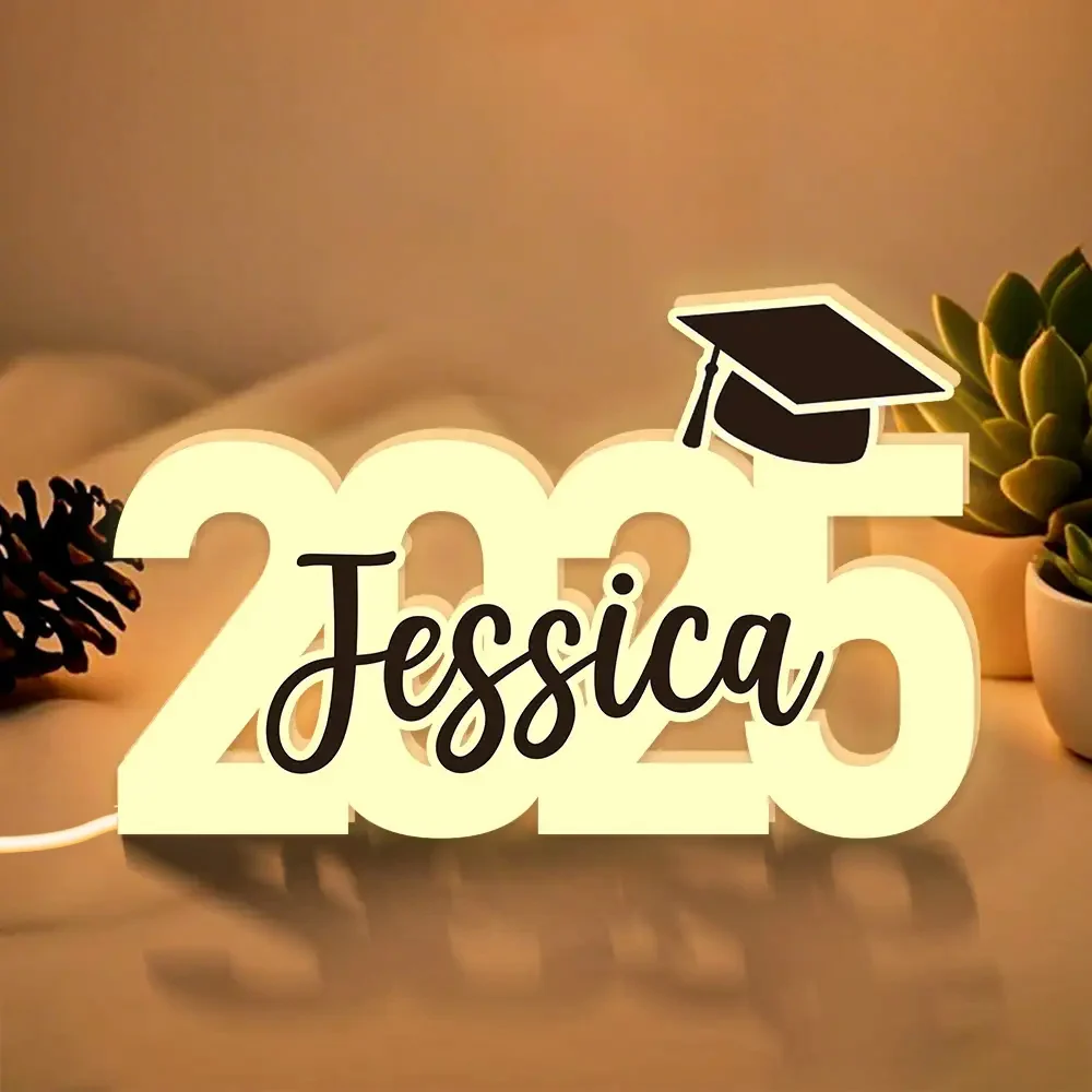 Personalized Acrylic Light Box for Graduation, Creative Graduation Keepsake Gift for Students & Children - Image 2