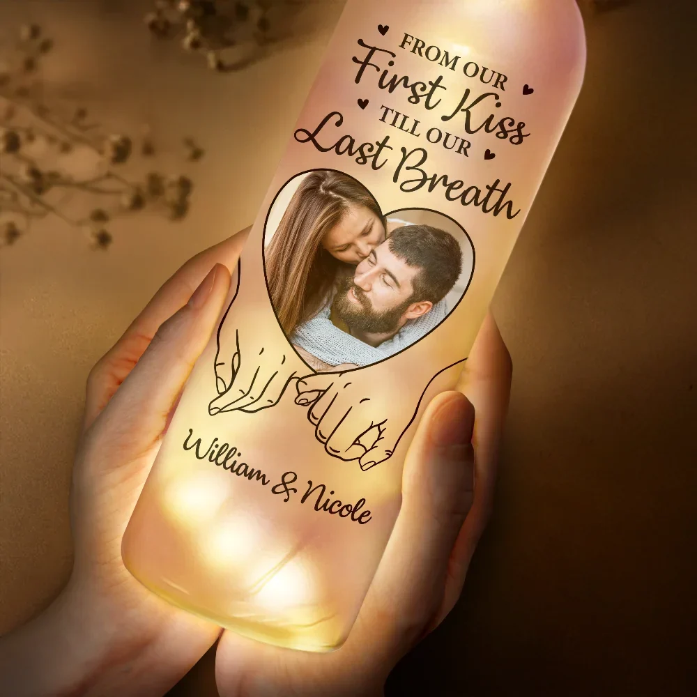 Personalized Bottle Lamp – "You & Me We Got This" Custom Light for Couples - Image 8