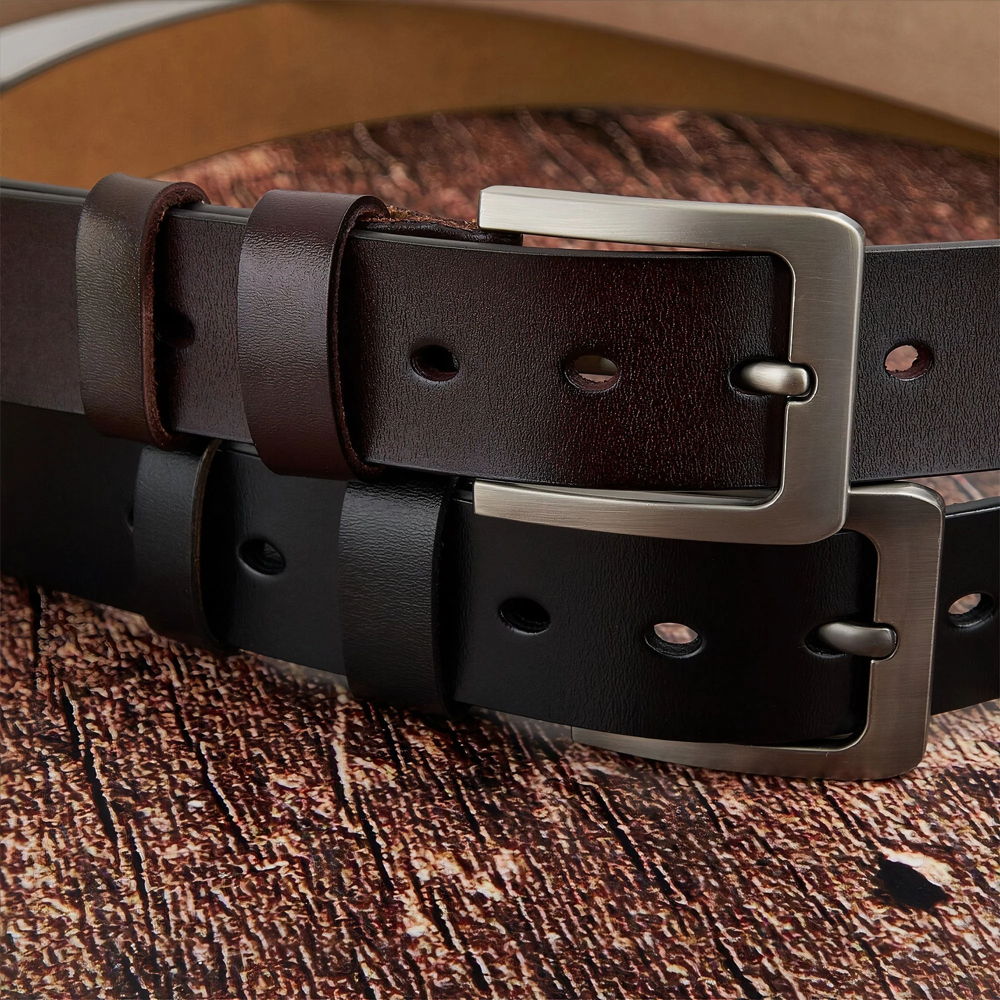 “Dear Dad” Personalized Belt – We Love & Appreciate You, Adjustable Brown Leather - Image 7