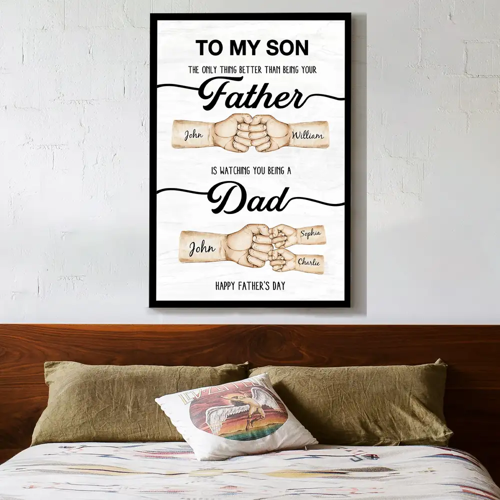 Heartfelt Plaque Gift – “Better than being your Father/Mother” – Special Father’s Day Tribute for Son - Image 13