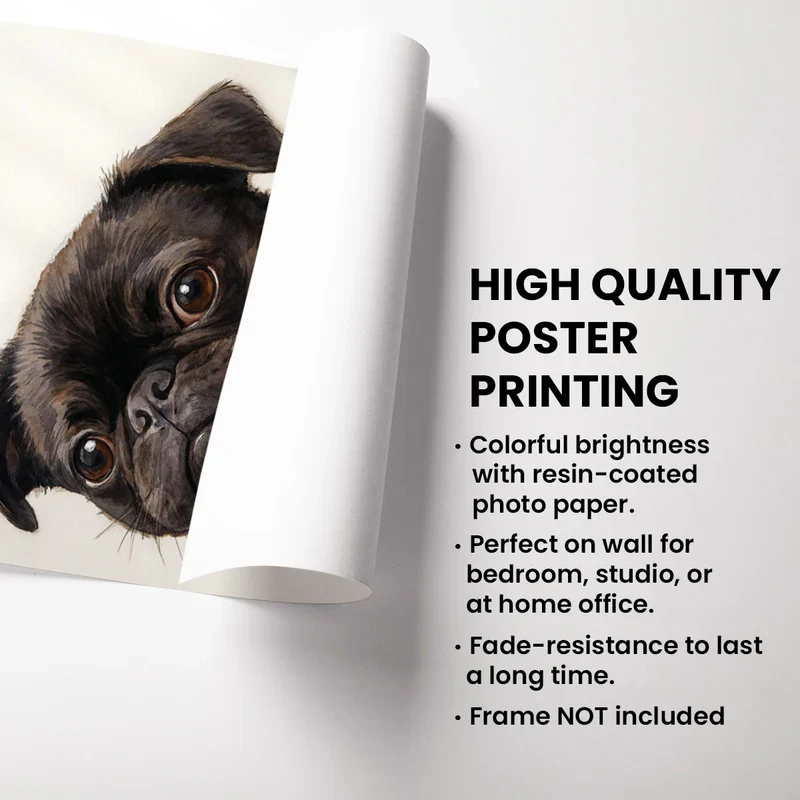 Custom Watercolour Pet Poster – Personalized Dog Portrait - Image 4
