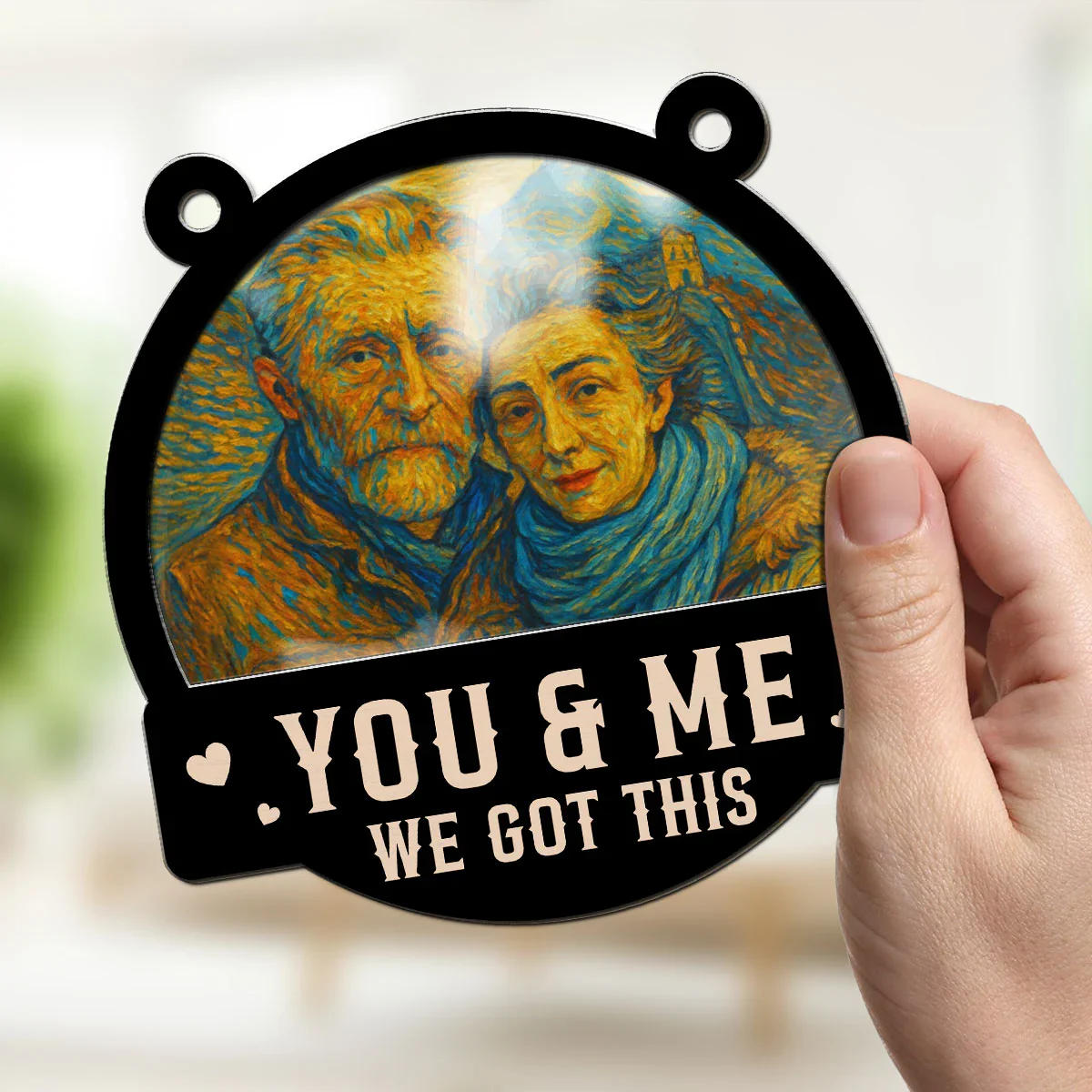 Personalized Romantic Ornament – Custom Oil Painting Gift - Image 8